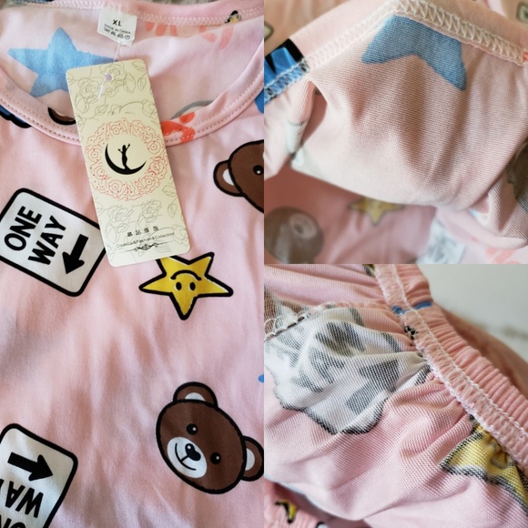 Cute Bear Long Sleeve Pajamas - Picture 7 of 8